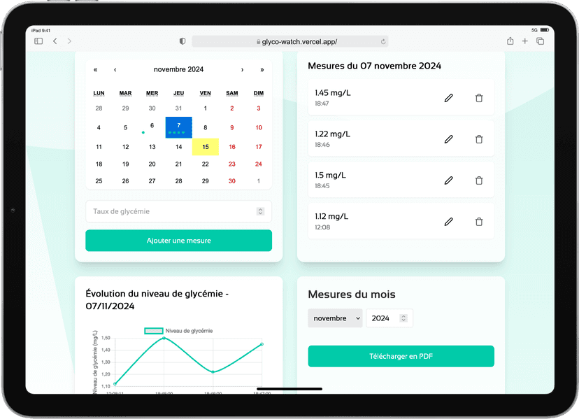 Medical App Interface